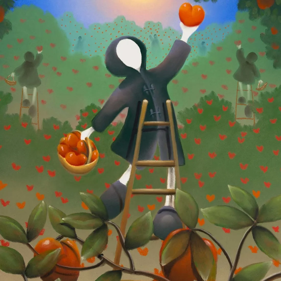 Greetings Card – Picked with Love Featured Image