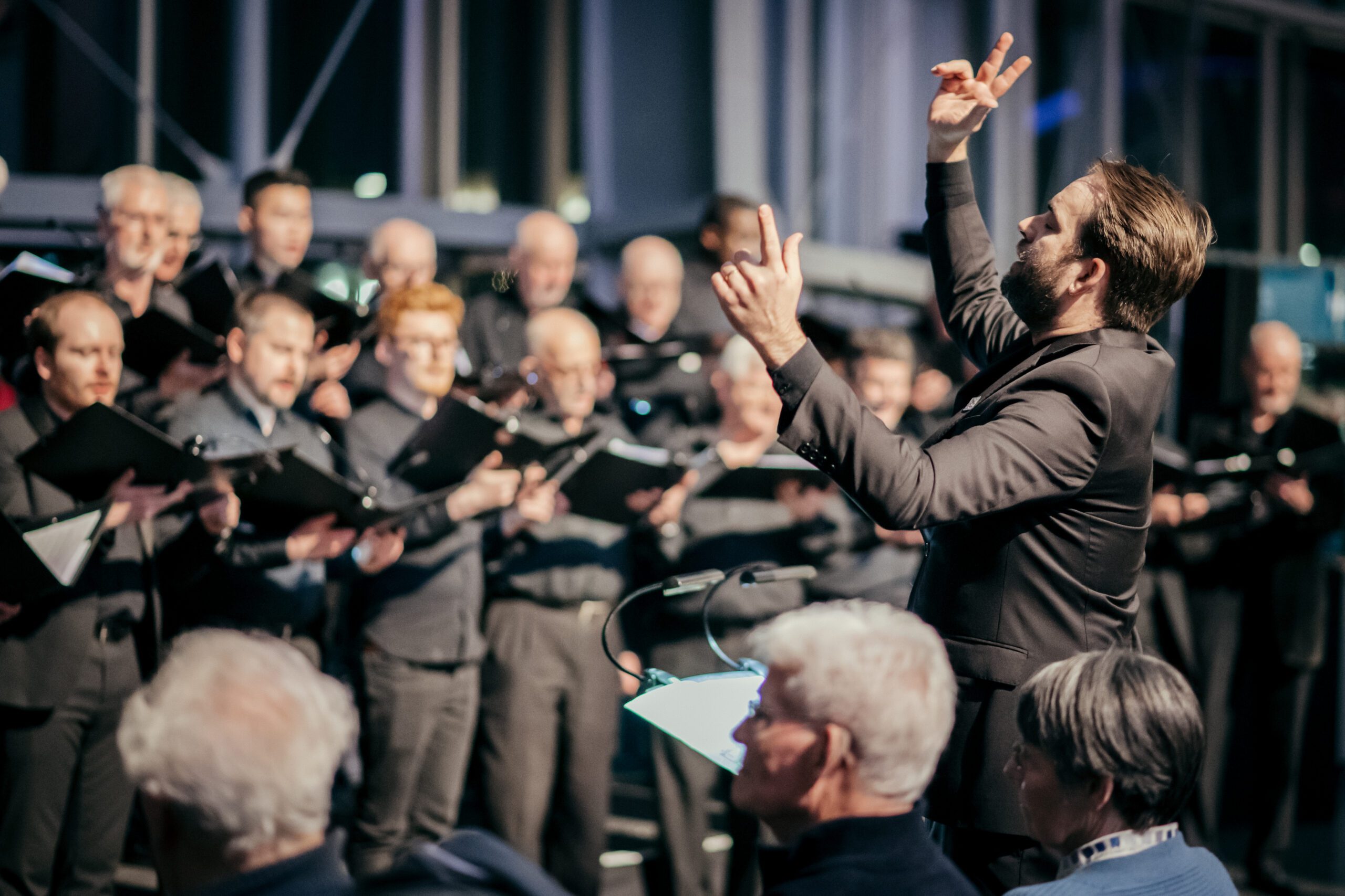 A performance of the Chorus of the Royal Northern Sinfonia, photo by TyneSight Photographic Services.