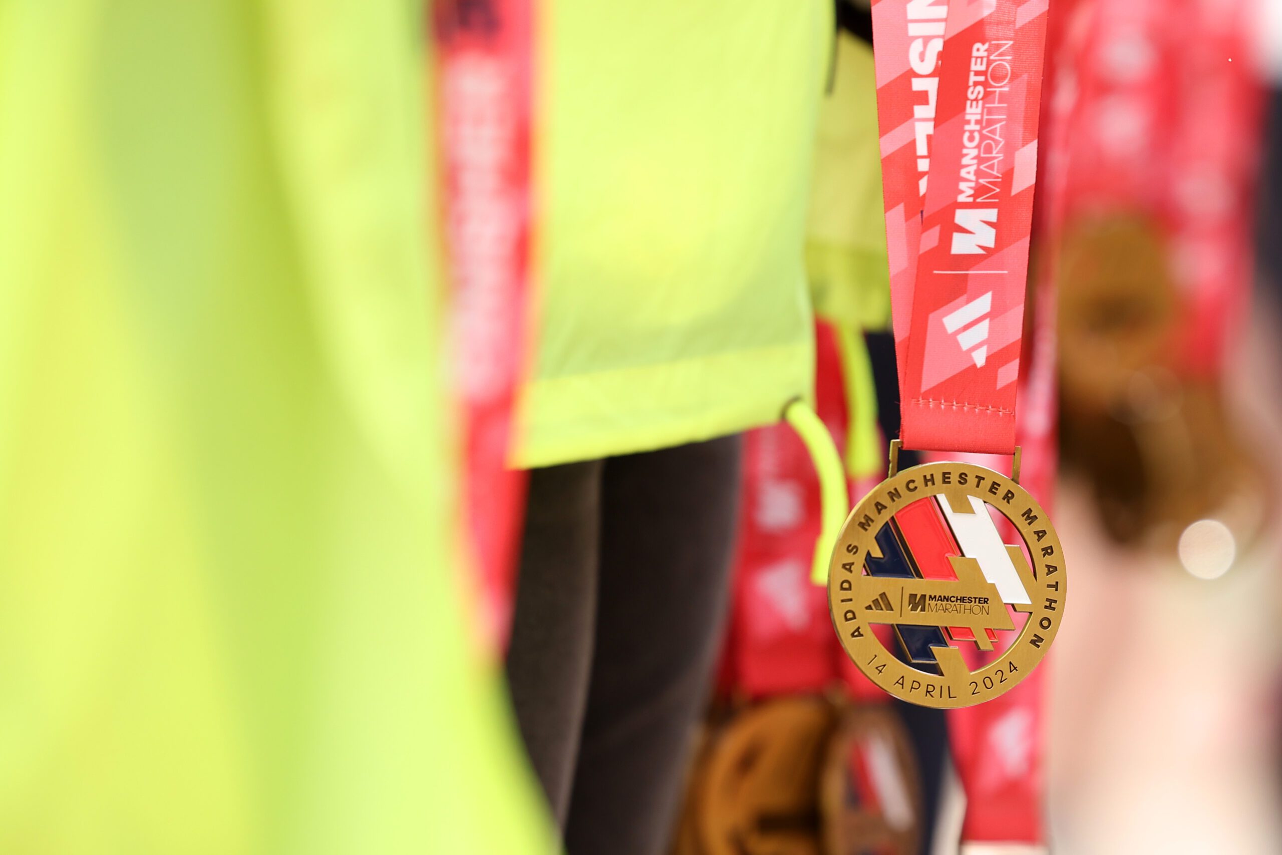 Manchester Marathon finishers medal
