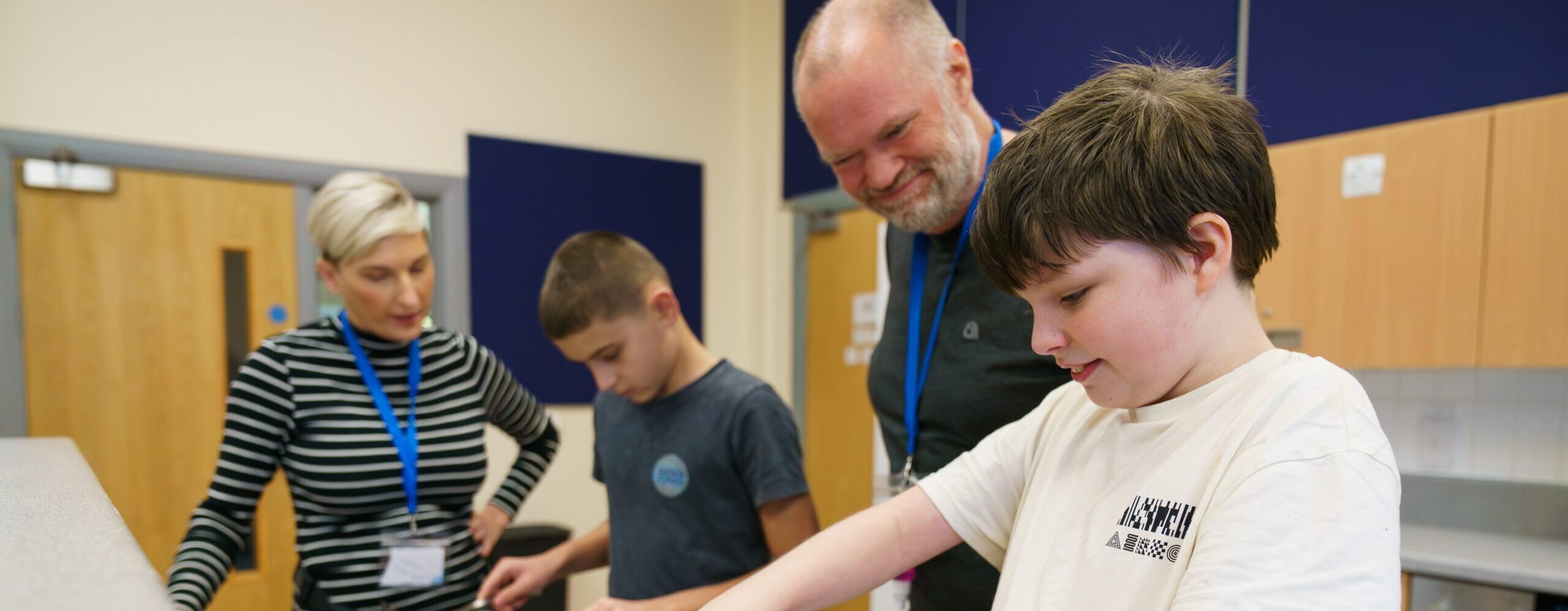 Service users and staff from the North East Autism Society take part in activities at Aycliffe School Picture: DAVID WOOD
