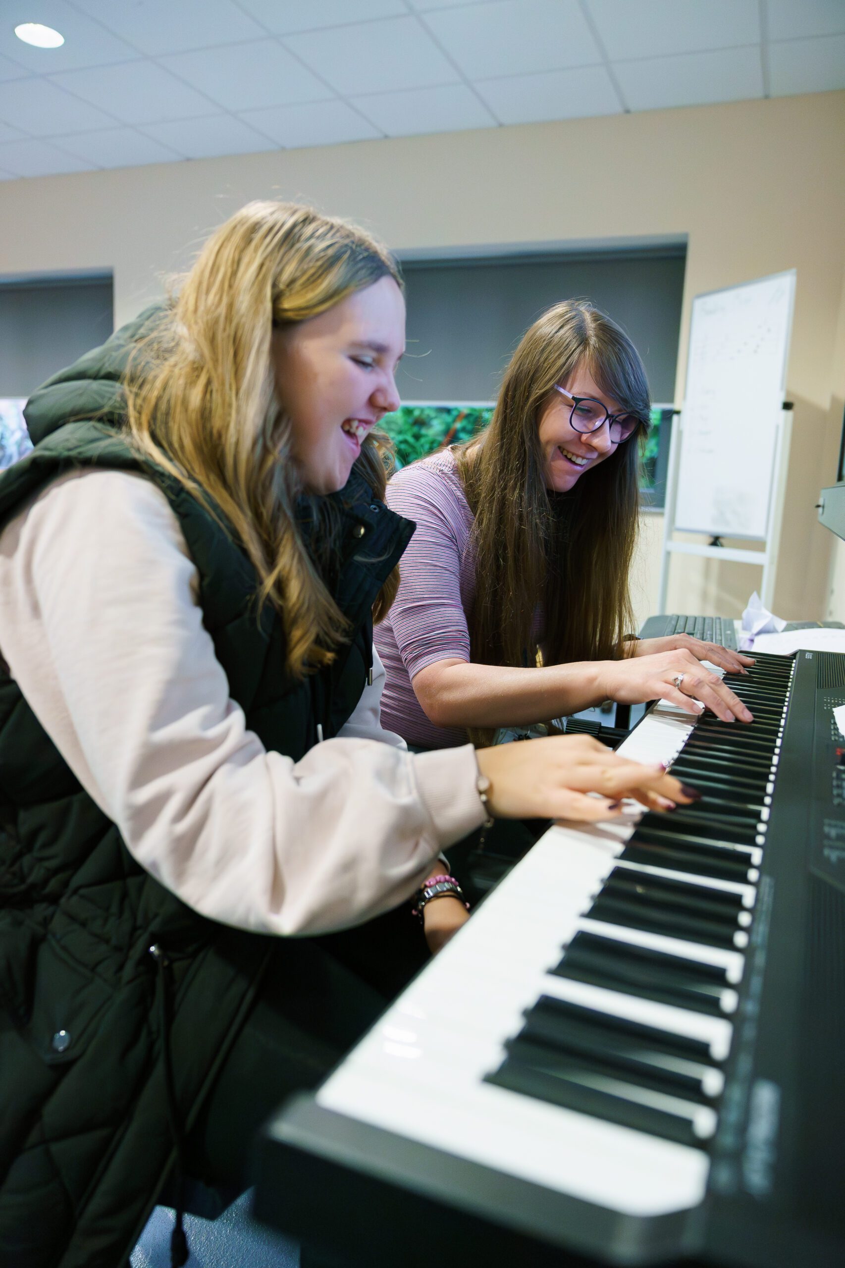 Service users and staff from the North East Autism Society take part in activities at Aycliffe School Picture: DAVID WOOD