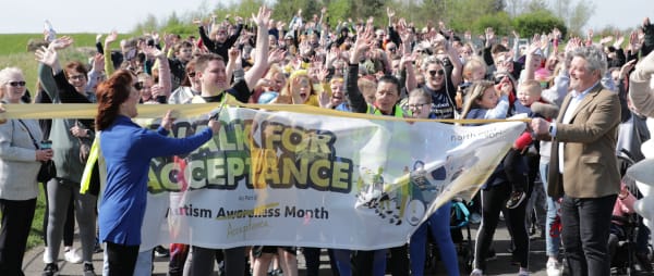 Hundreds turn out as Walk for Acceptance returns